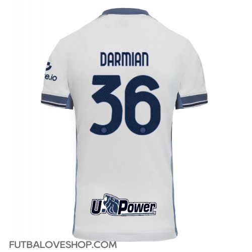 Dres Inter Milan Matteo Darmian #36 Preč 2024-25 Krátky Rukáv